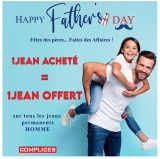 Promo Complices  : un jeans hommes acheté = 1 gratuit