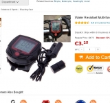 Compteur pour vélo pas cher : 3.25 euros port inclus