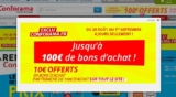Conforama : 10 euros en bon d&rsquo;achat par tranche de 100