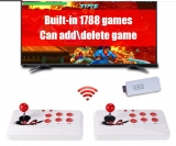 Moins de 50€ la console de jeux retrogaming sans fil avec deux joysticks arcade et 1800 jeux