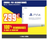 Bon plan console : PS4 reconditionnée à 299 euros et remboursée en bons d&rsquo;achats chez auchan