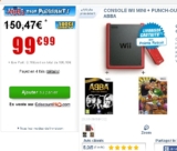Console WII Mini + 2 jeux à moins de 100 euros livraison point relais