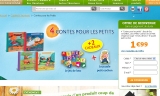 Moins de 2 euros les quatres livres de contes pour petits enfants