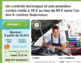 Nord : 35 euros le controle technique + contre visite dans plusieurs centres Autovision (59 )