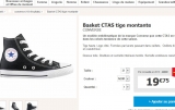 Baskets converse montantes enfants à moins de 20 euros