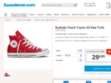 Bon prix converse Chuck Tailor adultes à moins de 30 euros port inclus
