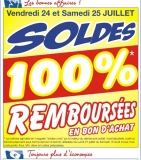 Local Cora Dijon : 100% remboursés sur les soldes les 24 et 25 juillet