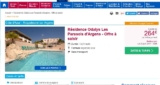Vacances : 268€ la semaine arrivée le 1er juillet à Roquebrune sur Argent  residence odalys ( 600 sur le site officiel)