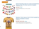 Coupe du monde : drapeaux , accessoires livrés rapidement