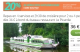 Mega affaire Amiens : croisiere + repas pour deux à moins de 29 euros