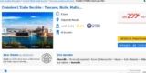 Super affaire croisiere 8 jours : 299€ en tout inclus départ le 11 juin