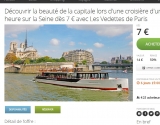 Croisière sur la Seine à Moitié prix en juillet