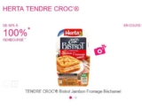 Gratuit : un croque monsieur herta 100% remboursé avec Shopmium