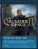 Gratuit , le jeu CRUSADER KINGS 2 pour Windows
