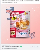 Gratuit en numérique le dernier numéro du magazine CUISINE ACTUELLE