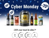 CYBER MONDAY SAVEUR BIERES  :  réductions + jusqu&rsquo;à 40€ de bons offerts
