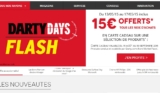 Promo Darty : 15 euros en bons d&rsquo;achats par tranche de 100 euros d&rsquo;achat jusqu&rsquo;au 17 mai