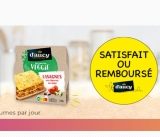 Gratuit ! un plat Veggie DAUCY 100% remboursé !