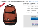 Super affaire : Sac à dos DC SHOES Grind 25 litres à 17.9€ ( 55 sur le site officiel)