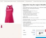 Bon prix débardeur adidas femmes à 6.99 euros port inclus