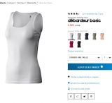 Débardeur basic Adidas pour femmes à 5.5 euros port inclus
