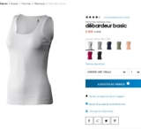 Débardeur basic Adidas pour femmes à 5.5 euros port inclus