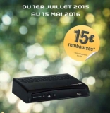 Bon plan décodeur tnt : 15 euros de remboursé sur le Sagemcom DT 84 HD qui revient à 20 euros