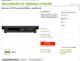 Décodeur TNT par Satellite Fransat à moins de 70 euros en magasin Leroy Merlin