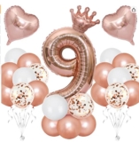 Lot de décoration anniversaire ballon à 6.25€ seulement