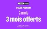 Black Friday Deezer :  3 mois gratuits à DEEZER PREMIUM