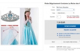 Bon plan deguisement Reine des Neiges à 8.6 euros
