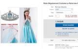 Bon plan deguisement Reine des Neiges à 8.6 euros