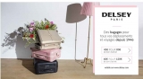 Bon d’achats à moitié prix pour l’achat de valises ou d’autres produits  Delsey