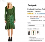 Bon prix robe desigual carolina entre 16 et 18 euros