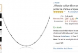 Bonne affaire bijoux : deux chaines en argent à 6.99€les deux (Exclus)