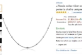 Bonne affaire bijoux : deux chaines en argent à 6.99€les deux (Exclus)
