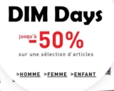 Bon plan lingerie , sous vetements : DIM DAYS : jusqu&rsquo;à 50% de réduction + 10%