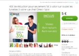 Bon plan lunettes: 35 euros d&rsquo;économies chez Direct Optic