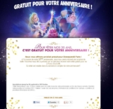 Un billet disneyland 1 jour / 2 parc gratuit le jour de son anniversaire , ou l&rsquo;un des 6 jours suivants