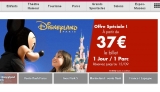 Promo billets disneyland paris : 1 jour / 1 parc à partir de 37 euros