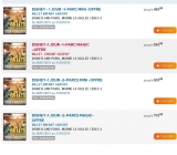 Disneyland Paris : 1 billet adulte  acheté  = 1 enfant offert (à partir de 45 euros les deux)