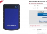 Bon plan disque dur externe antichoc 2to 2.5 pouces à 72 euros .. le  17 decembre