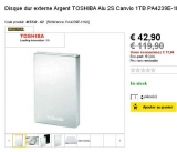 Disque dur 1to 2.5 pouces à moins de 50 euros livraison incluse