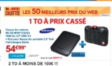 Disque dur externe 2.5 pouces 1to pas cher : 58 euros avec en plus une pochette de protection .. port inclus