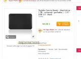 Super bonne affaire disque dur externe 1to qui revient entre 42 et 45 euros port inclus