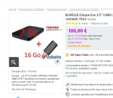 Bon plan disque dur externe  2.5 pouces 2to + clé usb à 85 euros port inclus le 30 septembre