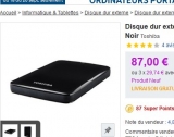 Bon prix disque dur externe 2to à 80 euros port inclus