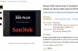 Disque ssd 120go pas cher à 36.9 euros