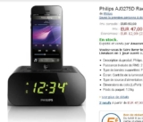 Radio Reveil dock Iphone5 / Ipod Touch 5 à 42 euros contre pas loin de 60 généralement