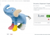 Pour bébé : doudou pas cher à 3 euros